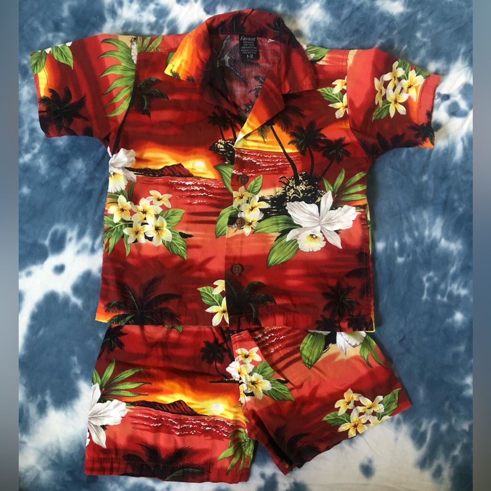 Boys Hawaiian outfit 1/2T